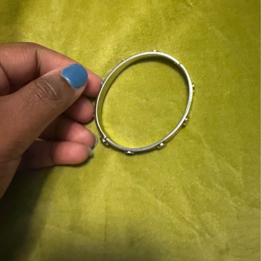 Tory Burch Silver Beaded Bracelet